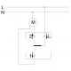 Wyłącznik łącznik żaluzjowy podwójny trójpozycyjny 1-0-2 - shemat podłączenia