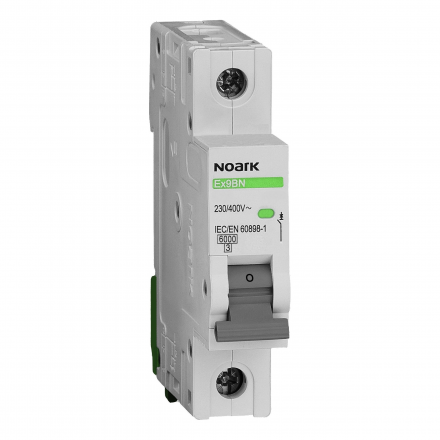 NOARK Wyłącznik nadprądowy 1P B 6A 6kA AC Ex9BN 100004