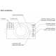 F&F Czujnik ruchu/obecności mikrofalowy Automat zmierzchowy natynkowy 360° DRM-01