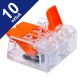LC Szybkozłączka uniwersalna 3x0,2-4mm² transparentna ZP603 10szt.