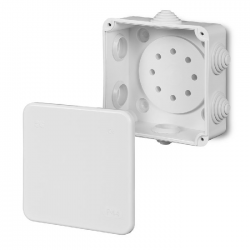 ELEKTRO-PLAST Puszka elektroinstalacyjna FAST-BOX odgałęźna natynkowa IP55 biała 0243-00