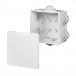 ELEKTRO-PLAST Puszka elektroinstalacyjna FAST-BOX odgałęźna natynkowa IP55 biała 0245-00