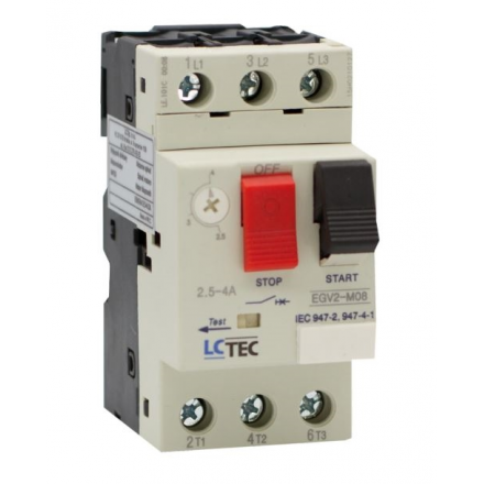 LC Wyłącznik silnikowy 3P EGV2-M 6-10A