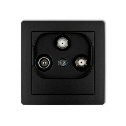 KARLIK DECO 12DGSN Gn. RTV-SAT-SAT czarny
