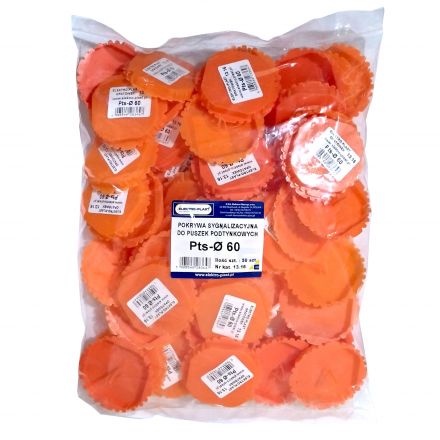 Pokrywa sygnalizacyjna Zaślepka tynkarska Pts-60 13.16 50 szt.