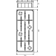 ELEKTRO-PLAST Puszka podtynkowa Pp/t 10 (400x156x66), biała pokrywa, zaślepka tekturowa, IP40