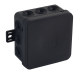 Viplast V5 Puszka natynkowa 75x75x41 IP54 czarna