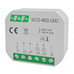 F&F Ściemniacz do oświetlenia LED SCO-802-LED 230V