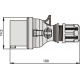 ELEKTROMET Wtyczka siłowa TWIST IP44 32A 4P 400V WPP-32A/4