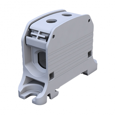 SIMET SIMBLOCK Złączka szynowa gwintowa Al/Cu 2x50mm² STB-50 szara 81001002