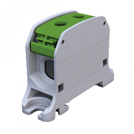 SIMET SIMBLOCK Złączka szynowa gwintowa Al/Cu 2x50mm² STB-50 zielona 81001005