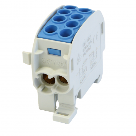 SIMET SIMBLOCK Blok rozdzielczy - odgałęźny Al/Cu25+35mm² SCB-35 niebieski 81502003