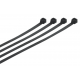 Opaska zaciskowa kablowa 4,8x450 mm czarna UV 100 sztuk