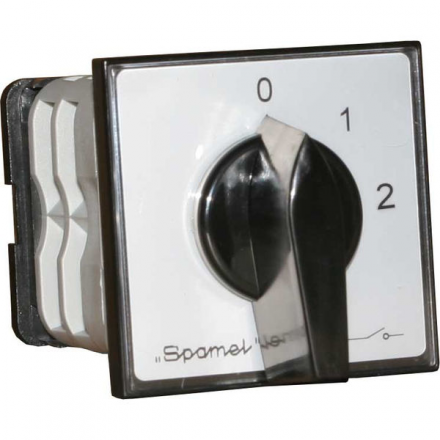 SPAMEL Łącznik krzywkowy 0-1-2 do pulpitu 40A IP65 ŁK40 P03