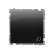 SIMON BASIC Wyłącznik łącznik zwierny "dzwonek" do ramki czarny mat BMD1.01/49