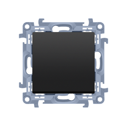 SIMON 10 Wyłącznik łącznik pojedynczy do ramki czarny mat CW1C.01/49