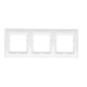 SIMON 54 Ramka potrójna gips-karton biała DRK3/11