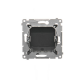 SIMON 54 Zaślepka z mostkiem do ramki czarny mat DPS.01/49
