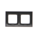 SIMON 54 Ramka podwójna karton-gips antracyt DRK2/48