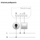 F&F Radiowy przekaźnik do klasycznej instalacji elektrycznej FW-R1P-NN