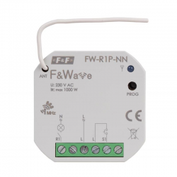 F&F Radiowy przekaźnik do klasycznej instalacji elektrycznej FW-R1P-NN