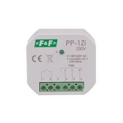 F&F Przekaźnik elektromagnetyczny duży prąd startowy do puszki PP-1Z-LED 230V