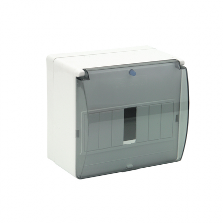 Elektro-Plast Rozdzielnica natynkowa 1x7 z szybką RM 7 S (N+PE) 6.1A