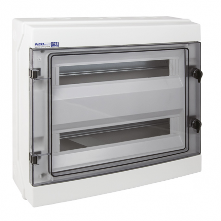 Elektro-Plast Rozdzielnica n/t z zamkiem 1x8 hermetyczna IP65 RH-8/Z (N+PE) NEO SERIES 36.136