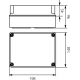 Obudowa hermetyczna 198x148x96 OH-3B.1 29.35
