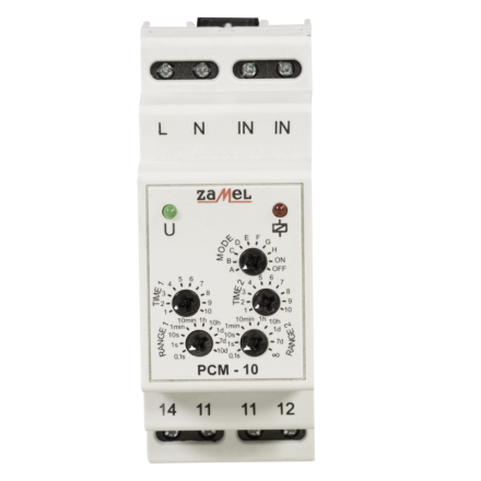 ZAMEL EXTA PCM-10 Przekaźnik wielofunkcyjny NO/NC 16A 230V