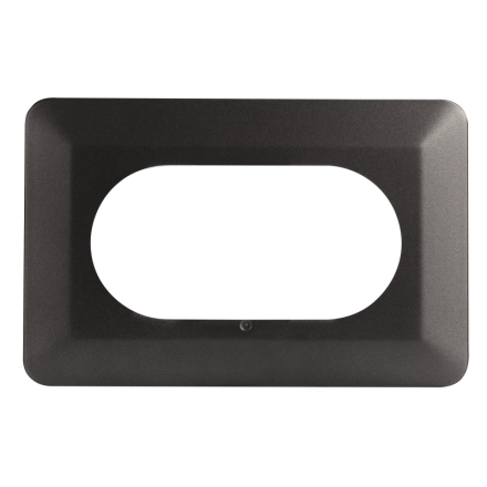 ZAMEL Osłona ścienna wyłącznika/gniazda PODWÓJNA grafit OSX-220-GRF