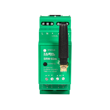 ZAMEL SUPLA Sterownik 2 rolet modułowy SRW-02M