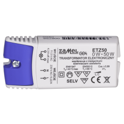 ZAMEL LEDIX Transformator halog. 230/11,5V 0-50W ETZ50