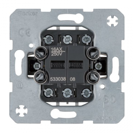BERKER one.platform Mechanizm łącznika schodowego 2-klawisze 53303808