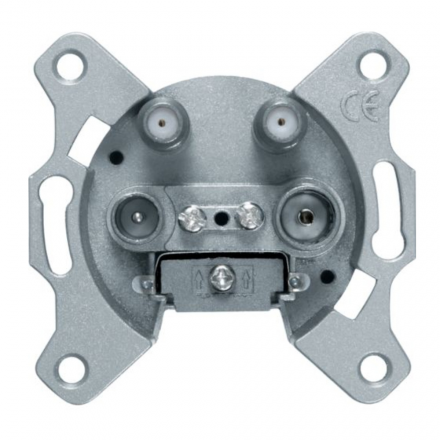 BERKER one.platform Mechanizm gniazdo RTV-SAT-SAT 4-wyj. końcowe 459410