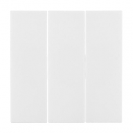 BERKER one.platform B.Kwadrat Klawisz potrójny biały 5316658999