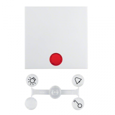 BERKER one.platform B.Kwadrat Klawisz poj. podśw. biały 5316218999