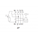 NOARK Wyłącznik różnicowoprądowy 4P 40A 0,1A typ A Ex9L-H 108366