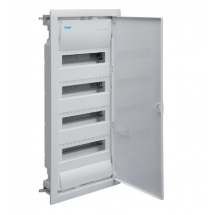 HAGER Rozdzielnica podtynkowa do GK 4x12 IP30 drzwi metalowe Volta QC VH48AT