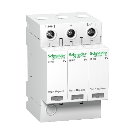 SCHNEIDER Ogranicznik przepięć 3P 60kA kategorii C ze stykiem iPRD-DC-PV A9L40281