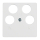 BERKER one.platform B.Kwadrat Płytka antenowa 2xSAT biała 148409