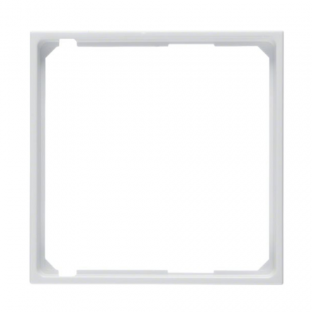 BERKER one.platform B.Kwadrat Pierścień oddzielający biały 11098989