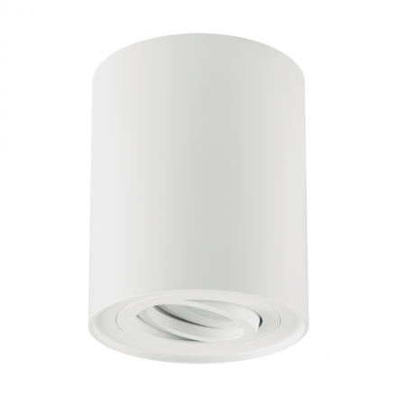 Oprawa natynkowa GU10 okrągła HARY ALU biała 03711