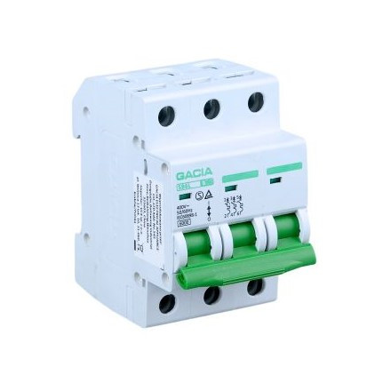 GACIA Wyłącznik nadprądowy SB6L B 3P 20A 6kA AC