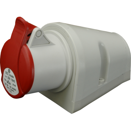 SEZ Gniazdo siłowe stałe 4P 16A 400V IP44 IZN 1643