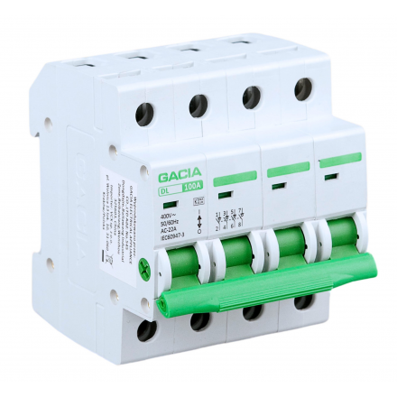 GACIA Rozłącznik izolacyjny główny DL 4P 100A