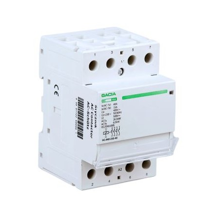 GACIA Stycznik modułowy cewka HC 4P/40A 4NO 230V