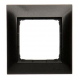 SIMON 54 Ramka pojedyncza karton-gips czarny mat DRK1/49