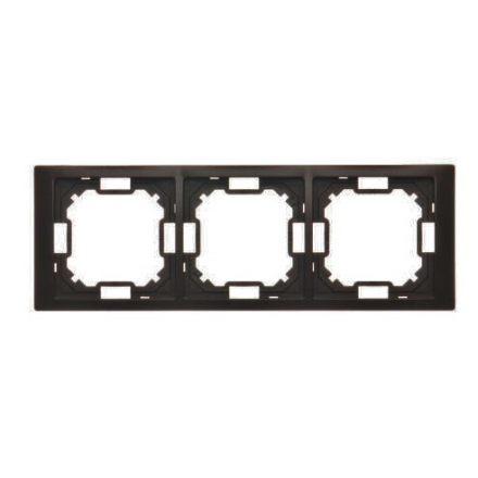 SIMON BASIC NEOS Ramka potrójna czarny mat BMRC3/49