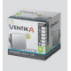 VENTS WENTYLATOR WYCIĄGOWY Z HIGRO-TIMEREM LDATH 125 ALU CICHY 34dB
